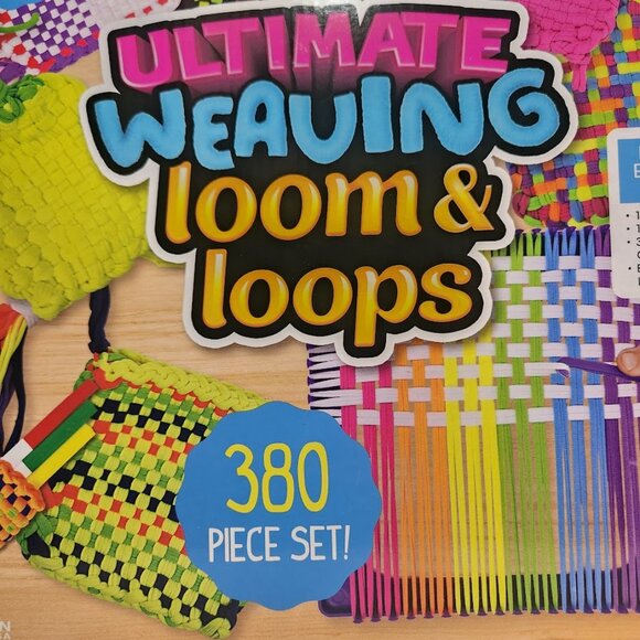 NEW Weaving Loom 378 Craft Loops + 1 Weaving Loom with Tool Potholder craft kit - Picture 15 of 16